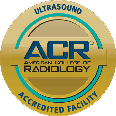 American College of Radiology Ultrasound Accredited Facility badge